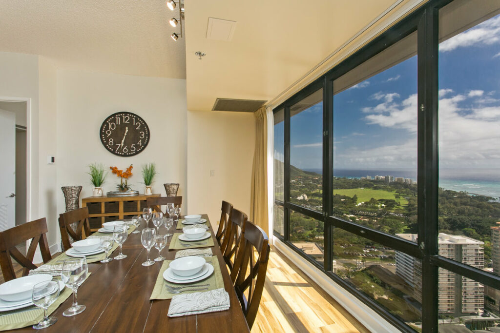 Waikiki PH 1000sqft 2 bed 2 bath 1 pkg OCEAN VIEW